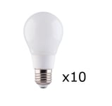 LED-lampa E27 8W 230V 6000K 10-pack, Kallvit