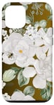iPhone 15 Pro White Gardenia's Nectar Flowing Over Case