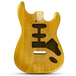 Stratocaster Compatible Guitar Body HSS - Natural Gloss