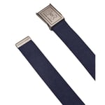 Under Armour Mens Stretch Webbing Golf Belt - Midnight Navy/Khaki Base