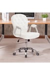 Faux Leather Ergonomic Office Chair with Wheels