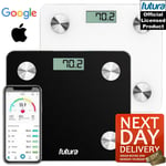 Bathroom Weight Digital Scales Smart Body Fat Bmi Bluetooth Weighing Futura