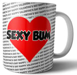 Sexy Bum Mug Funny Gift For Valentines Day For Boyfriend Girlfriend Husband Wife