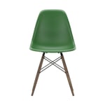 Vitra Eames Plastic Side Chair RE DSW stol 17 emerald -dark maple