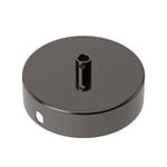 Takkopp 1 hål 100mm (Blank pärlsvart)