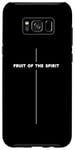 Coque pour Galaxy S8+ Fruit of the Spirit - Croix religieuse chrétienne avec verset biblique