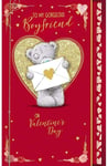 Me To You Bear Gorgeous Boyfriend Handmade Valentine's Day Card