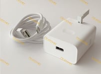 Oppo 80W SuperVooc Charger Plug + USB-C Cable For Oppo Find X3 Reno5 Lite