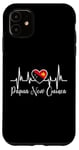 iPhone 11 Papua New Guinea Heart Pride Papua New Guinean Flag Roots Case