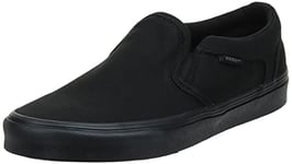 Vans Homme M Asher Sneaker, Canvas Black Black, 40.5 EU