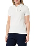 Lacoste Women's PF7839 Polo Shirt, Blanc, 14 UK