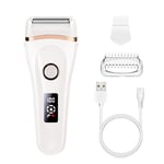 2X(Electric Shave for Whole Body LCD Display Wet and Dry Use C6F8)9689