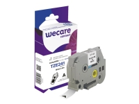 Wecare - Vit - Rulle (1,8 cm x 8 m) 1 kassett(er) etiketttejp - för Brother PT-D600 P-Touch PT-1880, D450, E550, E800, P900, P950 P-Touch Cube Plus PT-P710