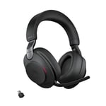 PC-headset - Jabra - Evolve2 85 - Trådlöst - Brusreducering - Lång batteritid Svart
