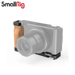 SmallRig L-Shape Plate, L Bracket Wooden Grip w/Cold Shoe for Sony ZV1 2936