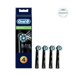 Oral-B CrossAction Black Edition Replacement Toothbrush Heads 4pcs