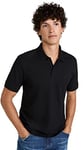 BOSS Mens Pallas Regular-fit Polo Shirt in Pima-Cotton piqué Black