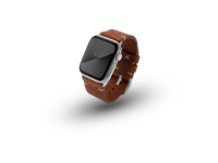 JT BERLIN 10827, Band, Smartwatch, Brun, Silver, Apple, Watch Series 1-3 (42mm) & Series 4-6 (44mm), Series 8 (45mm), 49mm, Apple Watch Ultra, Äkta läder