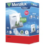 Menalux 3100 MP 12 x Vacuum Cleaner Bags with 2 Micro Filters