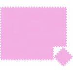 18 Tapis de Sol épais pour Bébé Enfant - 30x30 Dalles Puzzle Carré en Mousse eva - pink