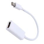 Mini Display Port Dp Mâle Vers Hdmi Femelle Thunderbolt Audio Video Adapter Cable pour Macbook Air Pro pour Imac pour Mac Min L06648