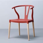 Bar Stool Modern Minimalist Wood Chair in The Home Leg Chair Coffee Chair Conference Chairs,B