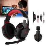 KOTION EACH G2000 LED 3.5mm Gaming Headset Universal Jack for PC Laptop Xbox PS4