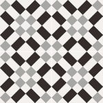 Patchwork Black&White, 02 20x20 Flis