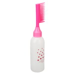 5x Hair Dye Comb Bottles Root Comb Color Applicators Dye Dispensing Pink GFL