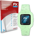 atFoliX 3x Screen Protector for Garmin Vivofit jr. 3 clear