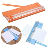 Precision Paper Card Trimmer Ruler Photo Cutter Tools B Blue