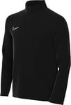 Nike Unisex Kids Long Sleeve Top K NK DF Acd23 Drill Top Br, Black/Black/Metallic Gold, DX5470-017, XS