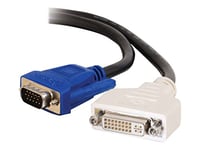 C2G 2M DVI-A Female to HD15 VGA Male Computer Monitor Extension Cable