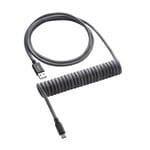CableMod Cablemod Classic Coiled Cable - Carbon Grey 1.5m Usb-c