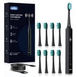 SEJOY Sonic Electric Toothbrush for Adults 5 Brushing Modes 8 Tooth Brush Head