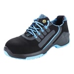 Steitz Secura Chaussures basses noires/bleues VD PRO 1500 VF ESD, S3 NB, Pointure UE: 37