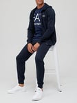 EA7 Emporio Armani Core Id Hooded Tracksuit - Navy, Navy, Size 3Xl, Men