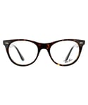 Ray-Ban Round Mens Havana Glasses Frames - Brown - One Size