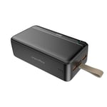 Kruger&Matz Powerbank 40000 mAh Li-ION avec Charge Rapide et Power Delivery 3.0 Connecteurs USB Type-C, Micro USB, 2X USB-A KM0908