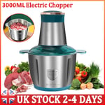 3L Electric Meat Grinder Mincer Mixer Home Blender Food Chopper Processor UK