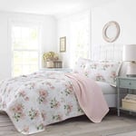 Laura Ashley Quilt Set, Blush, King