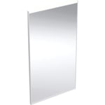 Geberit Option Plus Square spegel med belysning, dimbar, imfri, 40x70 cm, aluminium