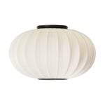 Made By Hand Knit-Wit 57 Oval væg- og loftlampe Pearl white