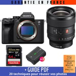 Sony A7S III + FE 24mm F1.4 GM + SanDisk 64GB Extreme PRO UHS-II SDXC 300 MB/s + 2 Sony NP-FZ100 + Guide PDF ""20 TECHNIQUES POUR RÉUSSIR VOS PHOTOS