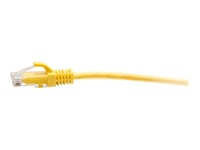C2g 7Ft (2.1M) Cat6a Snagless Unshielded (Utp) Slim Ethernet Network Patch Cable - Yellow - Patch-Kabel - Rj-45 (Hane) Till Rj-45 (Hane) - 2.1 M - 4.8 Mm - Utp - Cat 6A - Formpressad, Hakfri - Gul