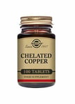 Solgar Chelated Copper Tablets Pack Of 100 Support Skin Bones Food Supplement