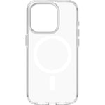 Momax iPhone 15 Pro (6.1) Hybrid Lite Magnetic Case - Clear (Transparent) MagSafe Compatible - Light & Fit - 360 Degree Protection 4-Side Protection