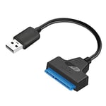 Kurphy USB 3.0 to 2.5" Ssd Sata Iii Hard Drive Adapter Cable Uasp Sata Hdd to USB 3.0 2.5 Inch Hard Disk Adapter 0.3 Meters