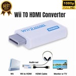 Original Wii to HDMI Converter Adapter Audio Video Cable RCA Lead - *NEW MODEL*