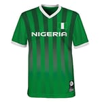 Official 2023 Women's Football World Cup Kids Team Shirt, Nigeria, Green, 7 Years